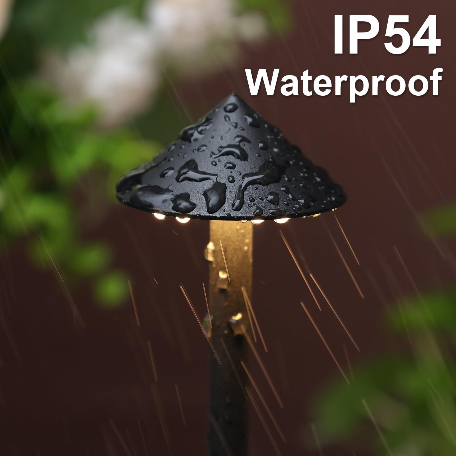 Aoceley IP54 aluminum body designed for durable outdoor use