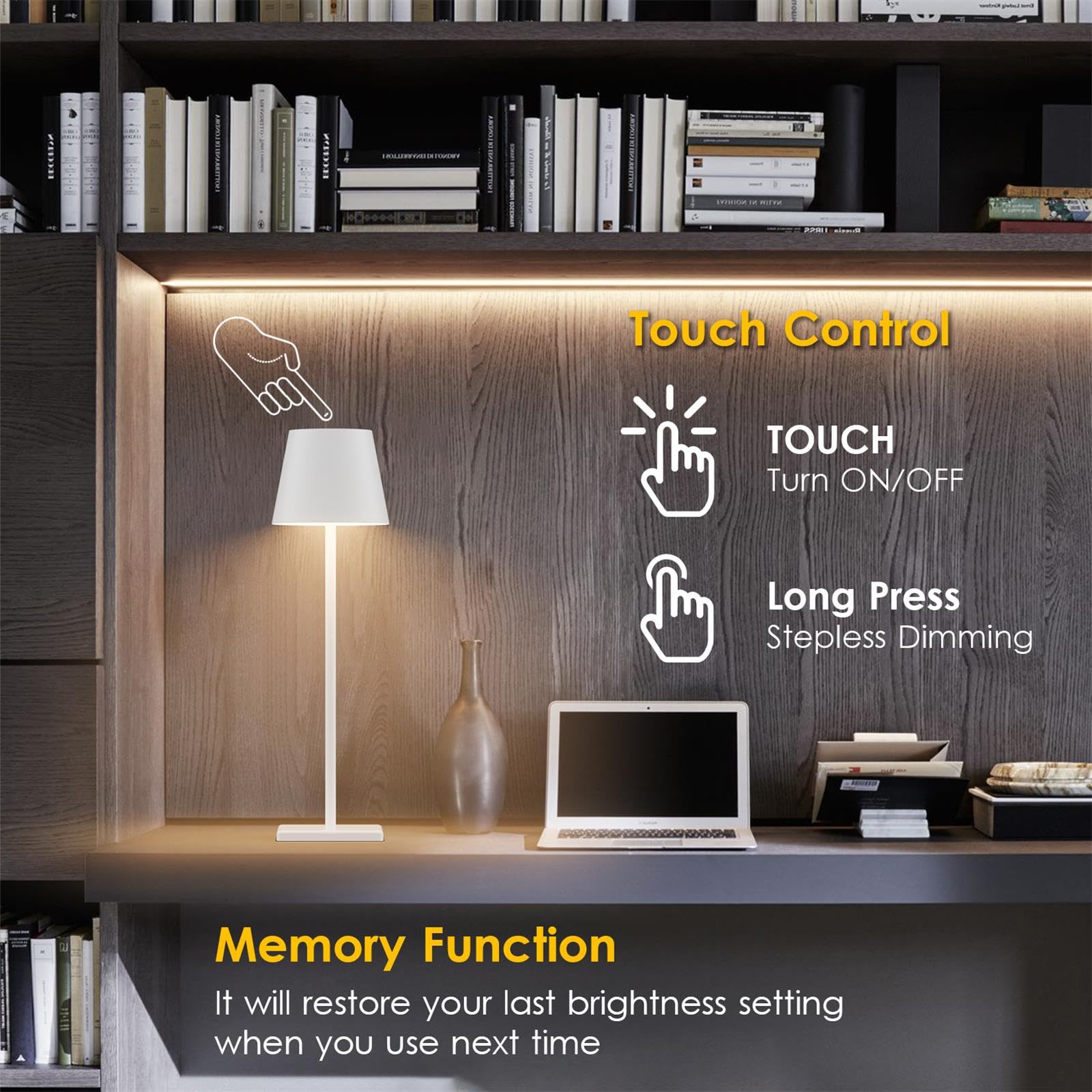 Aoceley IP65 waterproof table lamp suitable for outdoor use