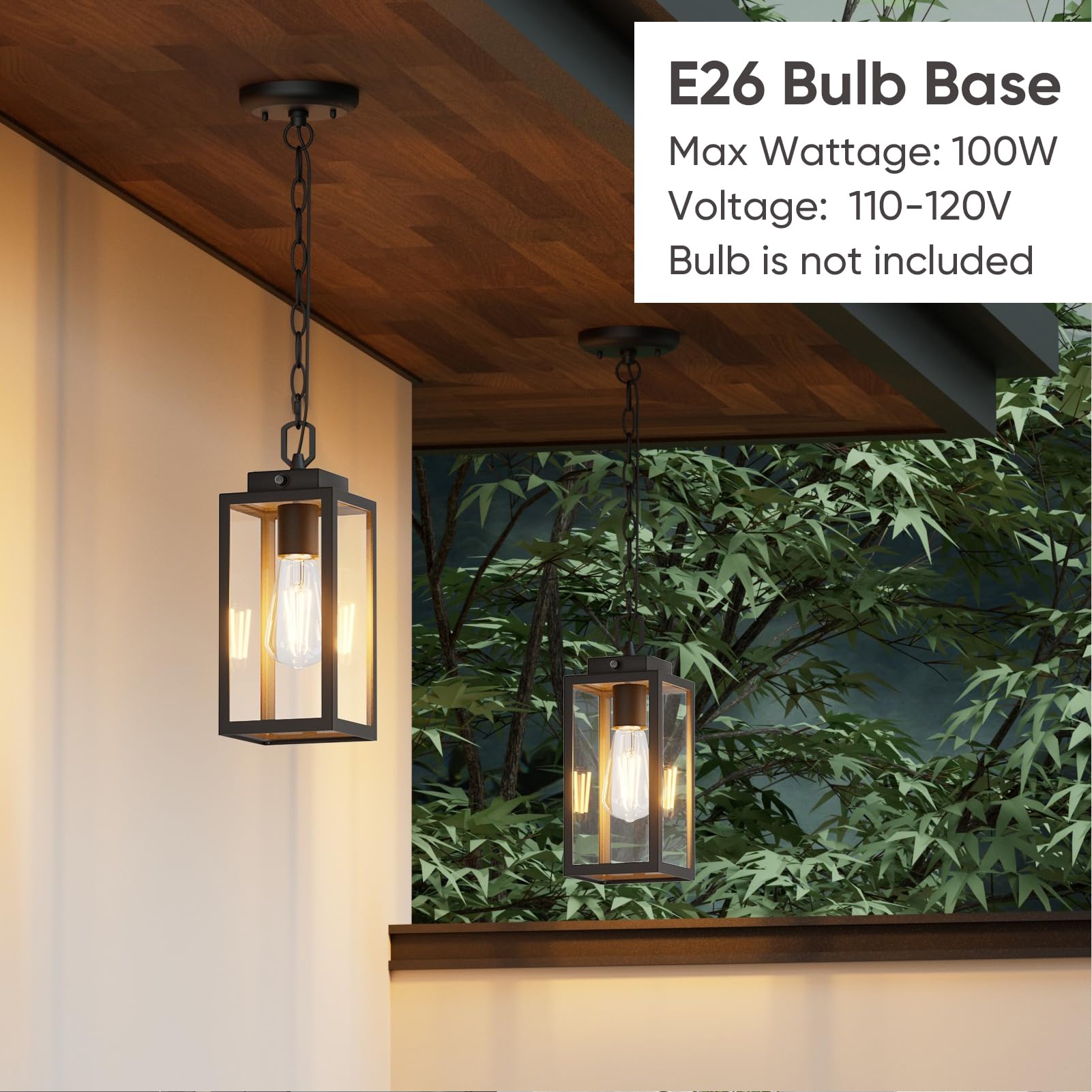 Aoceley matte black aluminum outdoor light blends with exteriors