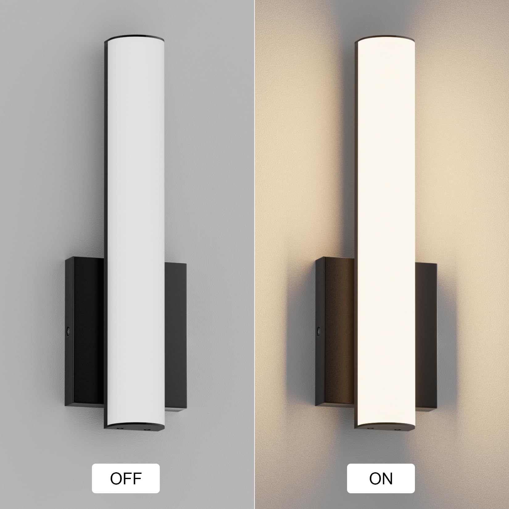 Aoceley contemporary vanity lighting setup for bathroom and hallways