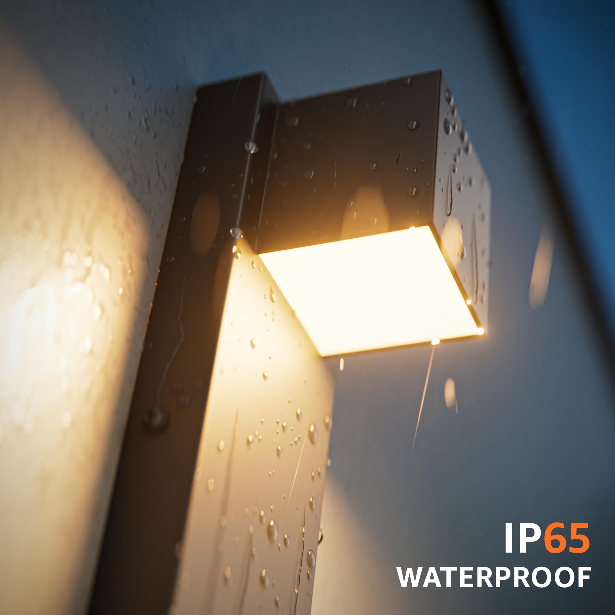 Aoceley garden wall lamp accents landscapes with glare-free lighting.