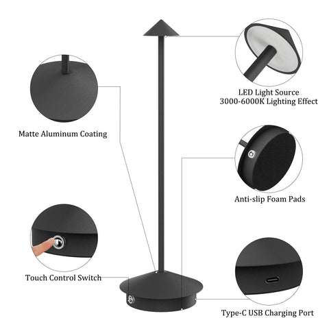 Aoceley lamp offers 3 color temperatures for versatile scenes