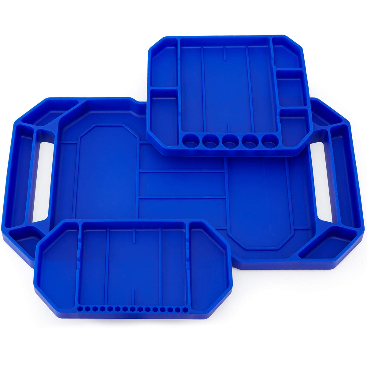 Aocoom large non-slip silicone tool tray on workspace keeps large tools secure.