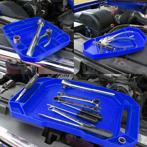 Aocoom stain-resistant silicone tray resists oil and cleaners for easy cleanup.