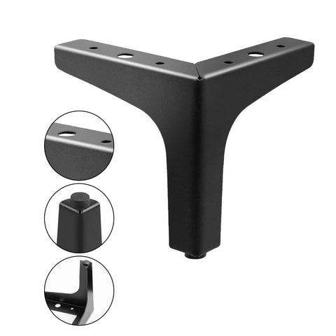 AODIOU wear-resistant matte black finish enhances modern furniture style