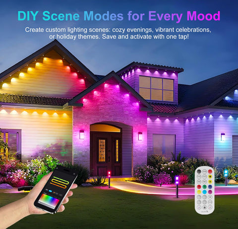 Aogled 24V low-voltage outdoor lighting for safe family use
