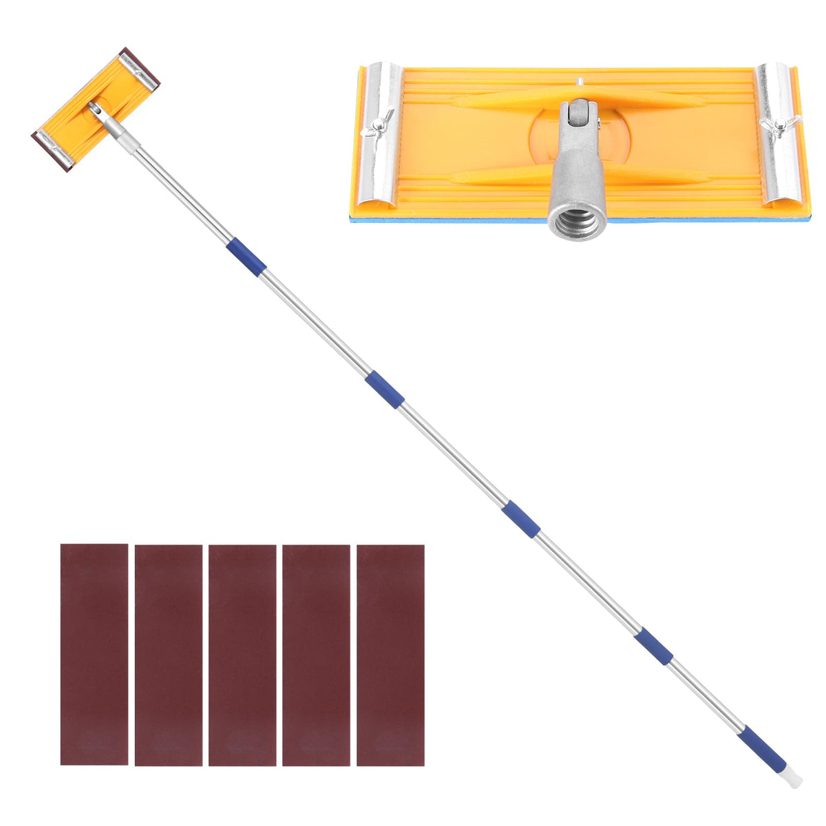 Aoiaute pole sander extendable rod enables ceiling access and precise prep