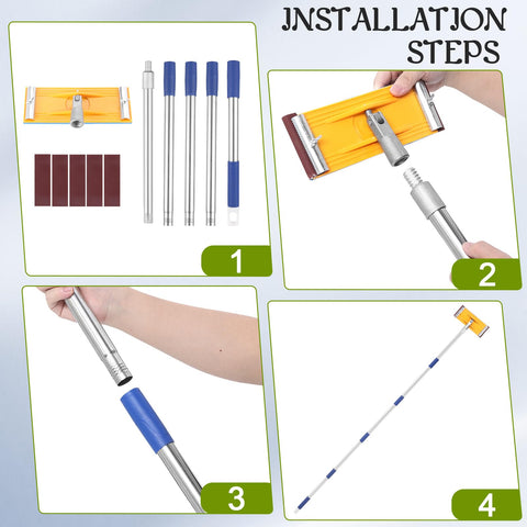 Aoiaute versatile tool for pros and DIY surface prep on drywall and wood