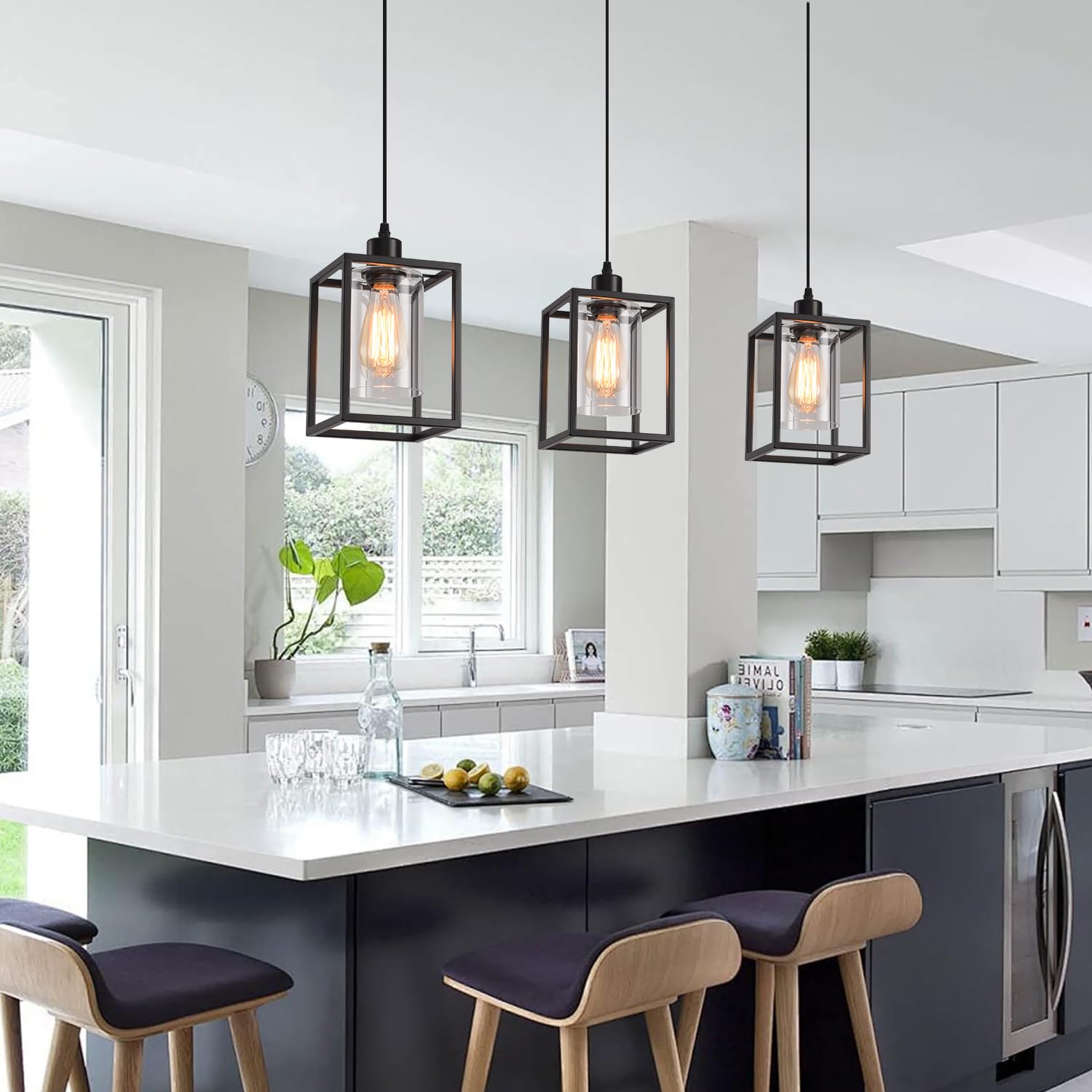AOJUNSANSAN E26-base pendant light ready for diverse bulbs
