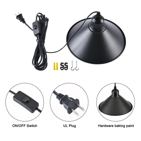 AOJUNSANSAN adjustable cord pendant showing height customization for ceilings