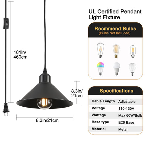AOJUNSANSAN convenient on/off switch on pendant light near seating