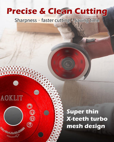 AOKLIT super-thin tile blade allows fast, precise cuts with less effort