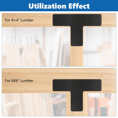 AOKLIT T-Post brackets beam connection illustrates sturdy support for structures.