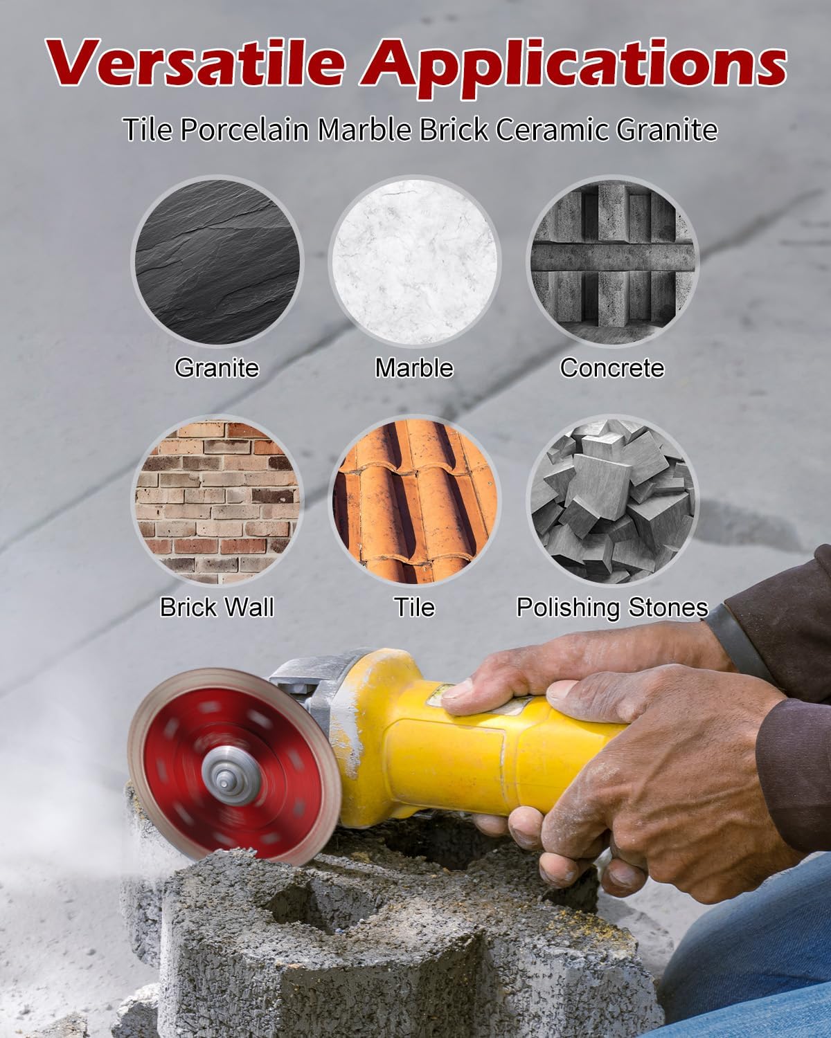AOKLIT versatile tile blade handles ceramic and granite projects with reliable performance