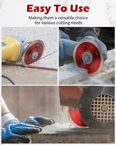 AOKLIT blade supports wet and dry cutting for ceramic, porcelain, and granite