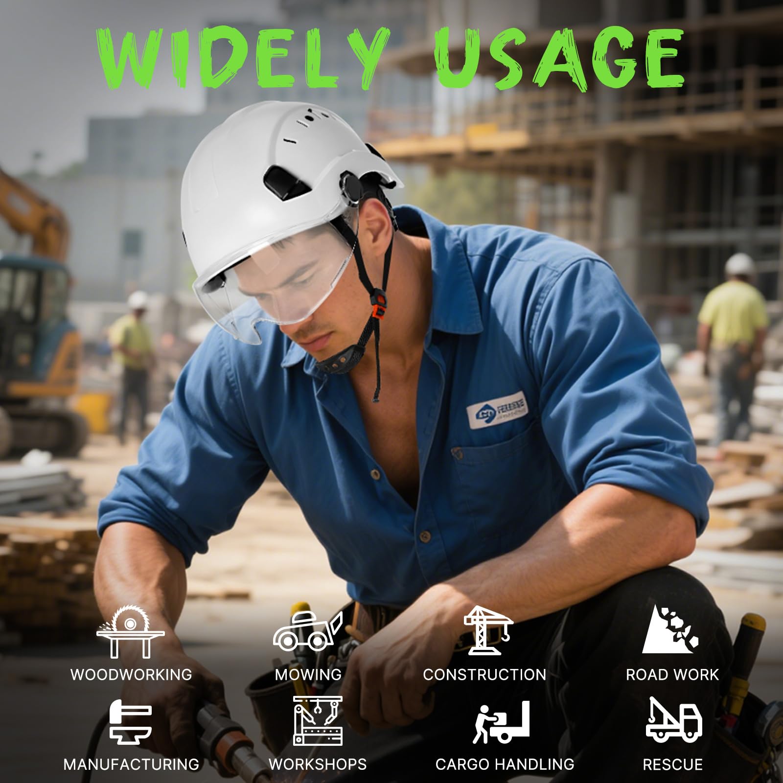 AOLAMEGS suitable for indoor and outdoor construction tasks.