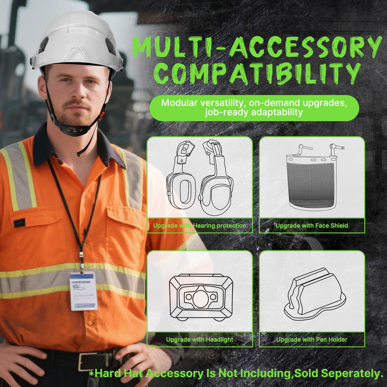 AOLAMEGS reflective stickers pack increases site visibility at night.