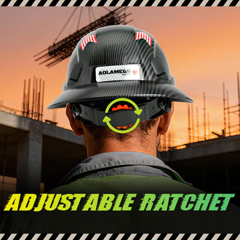 Aolamegs Safe carbon fiber pattern detail enhances rugged appearance on site.