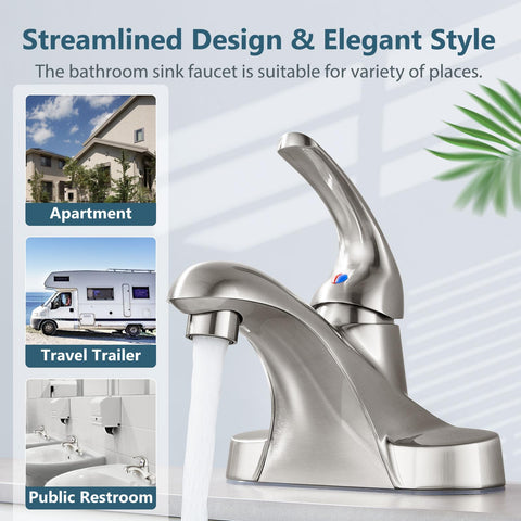 Aolemi Arc handle showing smooth single-handle control for precise temperature