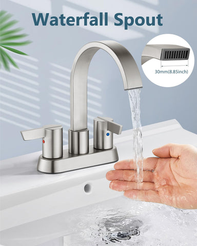 Aolemi 4-inch centerset design fits 2-3 hole sinks