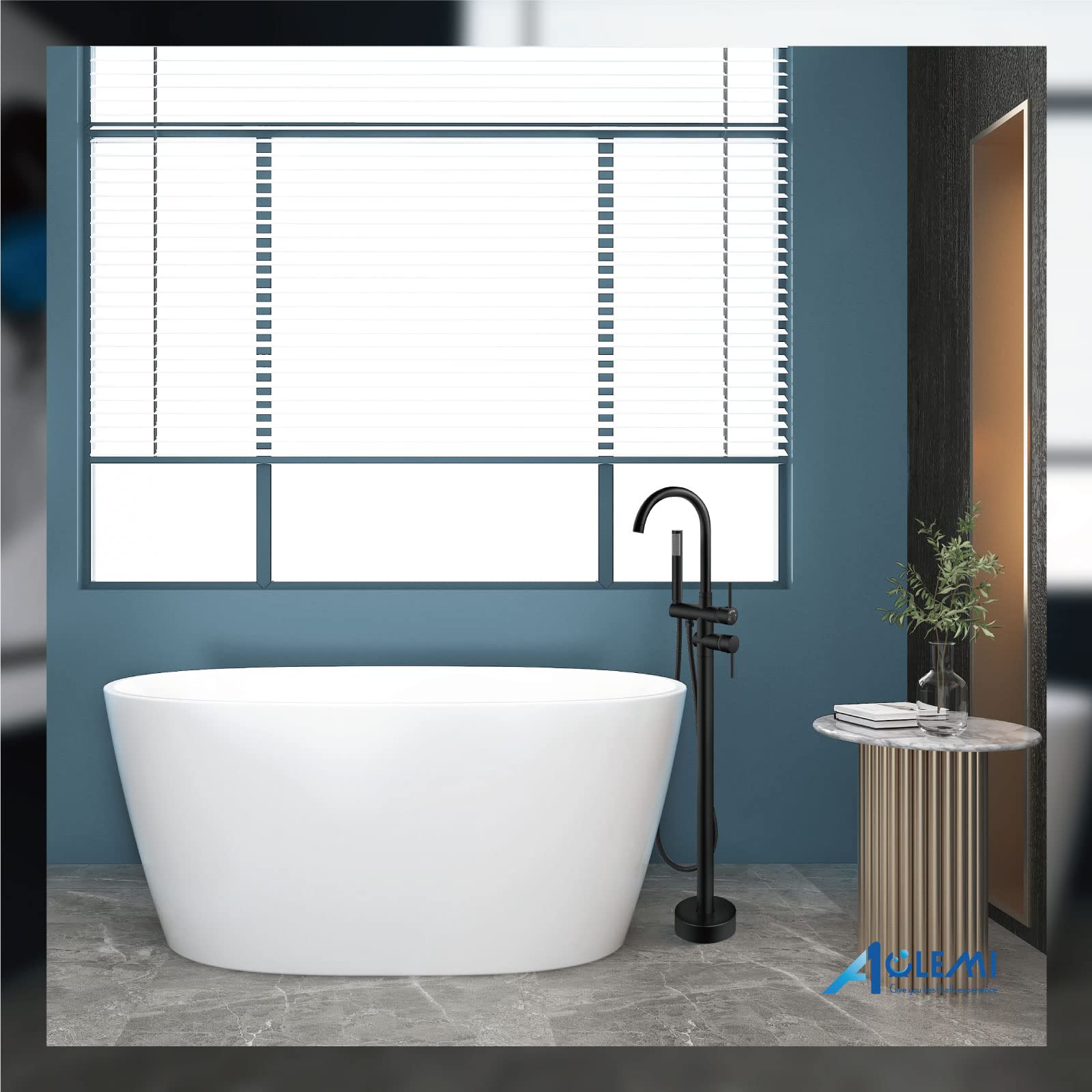 Aolemi freestanding design fits modern bathrooms