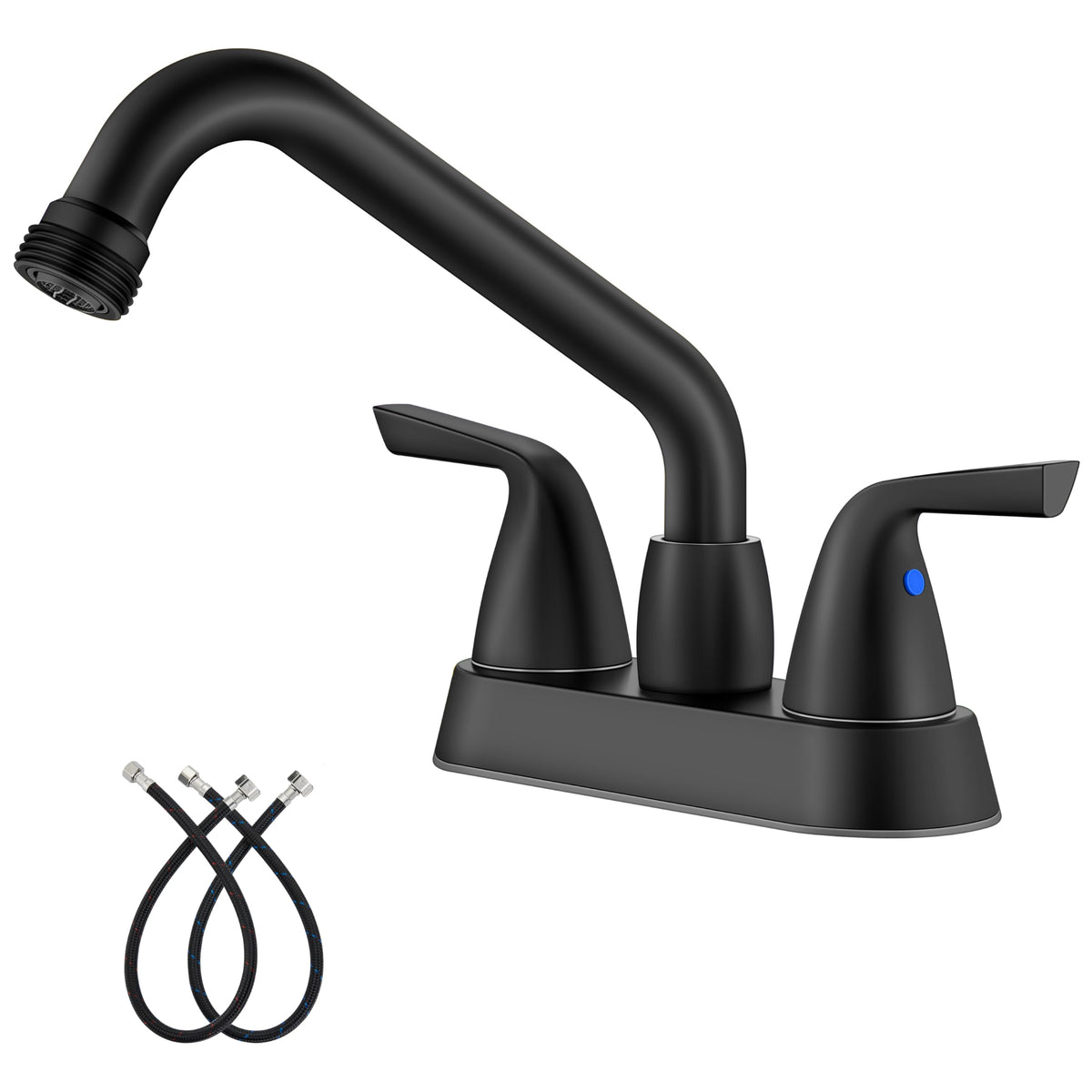 Aolemi laundry faucet with 4-inch centerset design for utility room