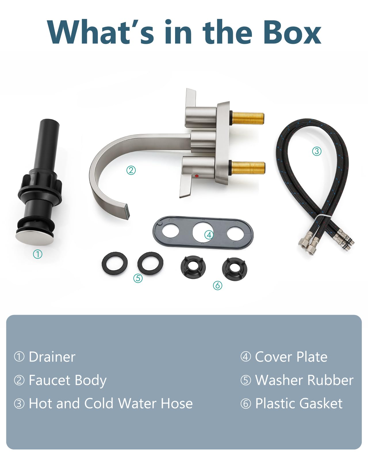 Aolemi mounting hardware for quick DIY setup