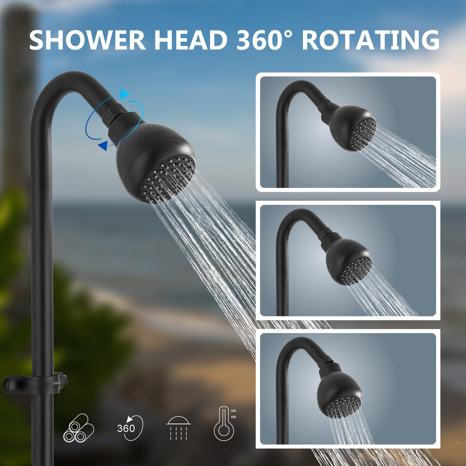 Aolemi 304 stainless steel pipe for weatherproof outdoor use.
