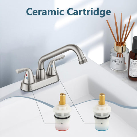 Aolemi removable aerator reduces splashing and filters impurities.