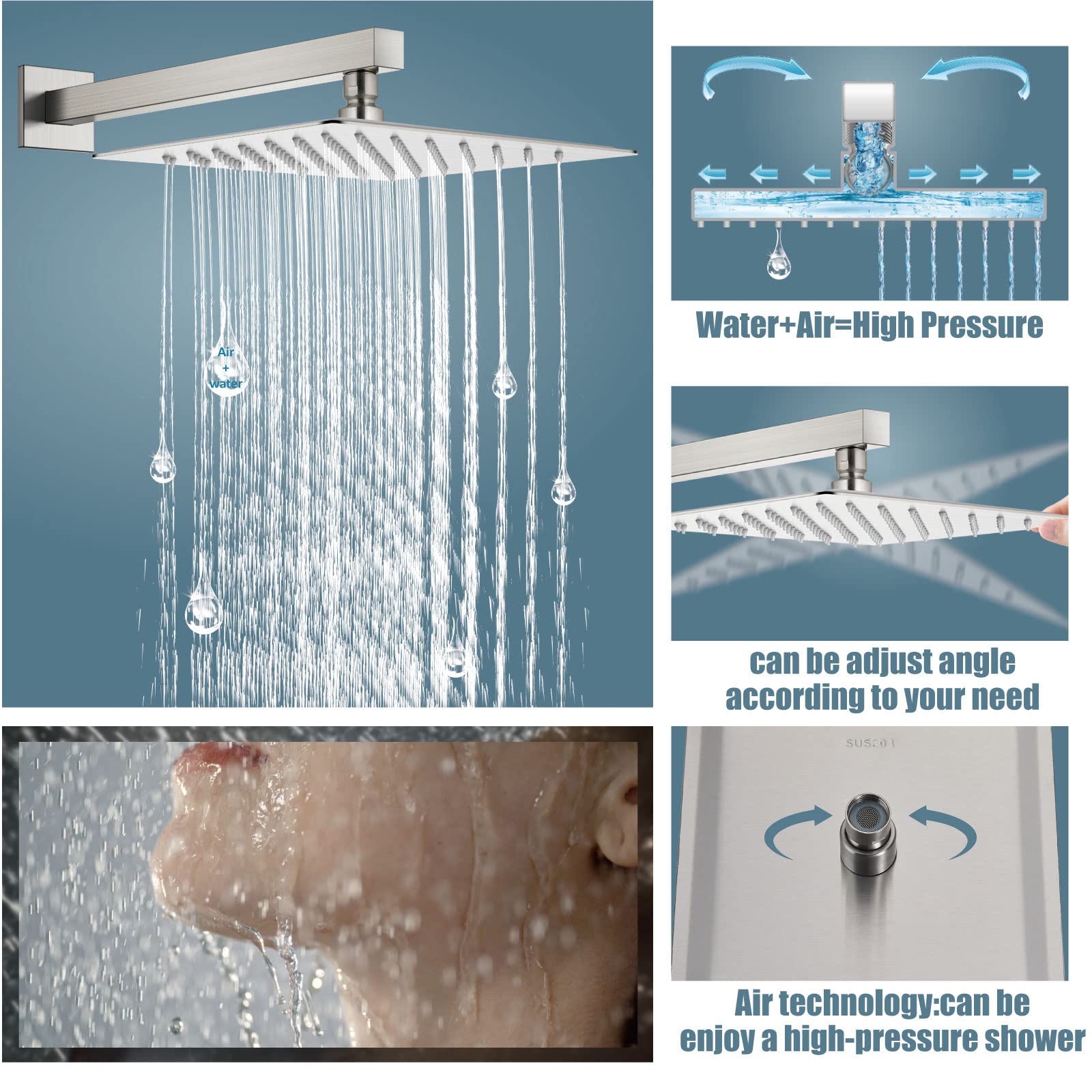 Aolemi brass-valve-body with durable protection in the shower system.