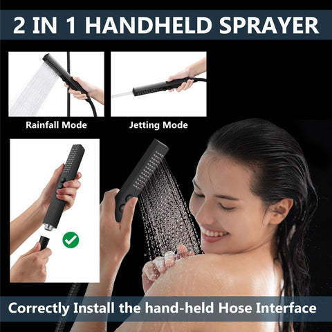 Aolemi handheld spray offers flexible cleaning and personal washing with ergonomic handle.