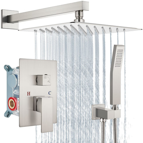 Aolemi rain-head delivers wide, spa-like coverage for relaxing showers.