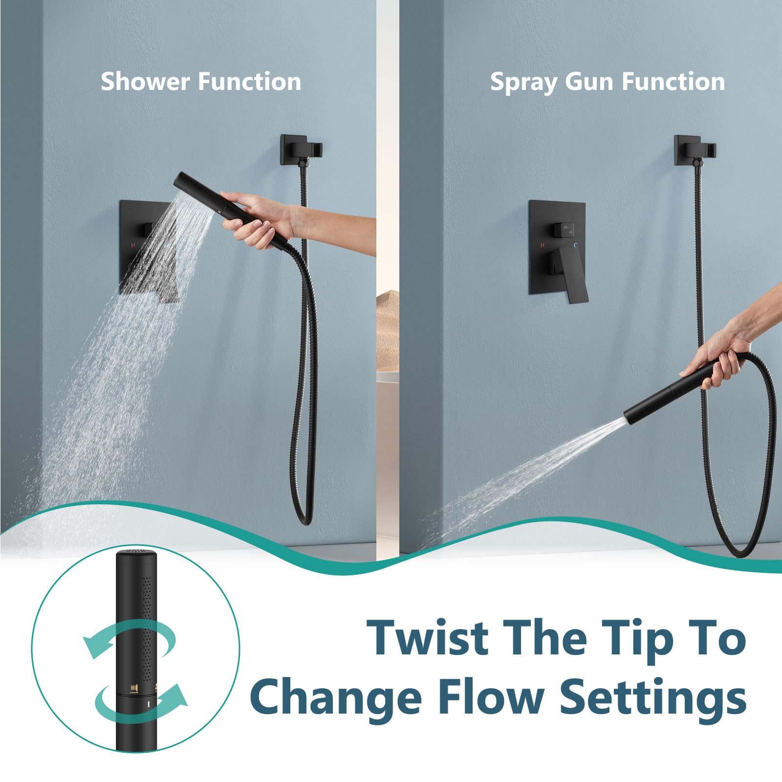 Aolemi rough-in valve enables easy, reliable installation.