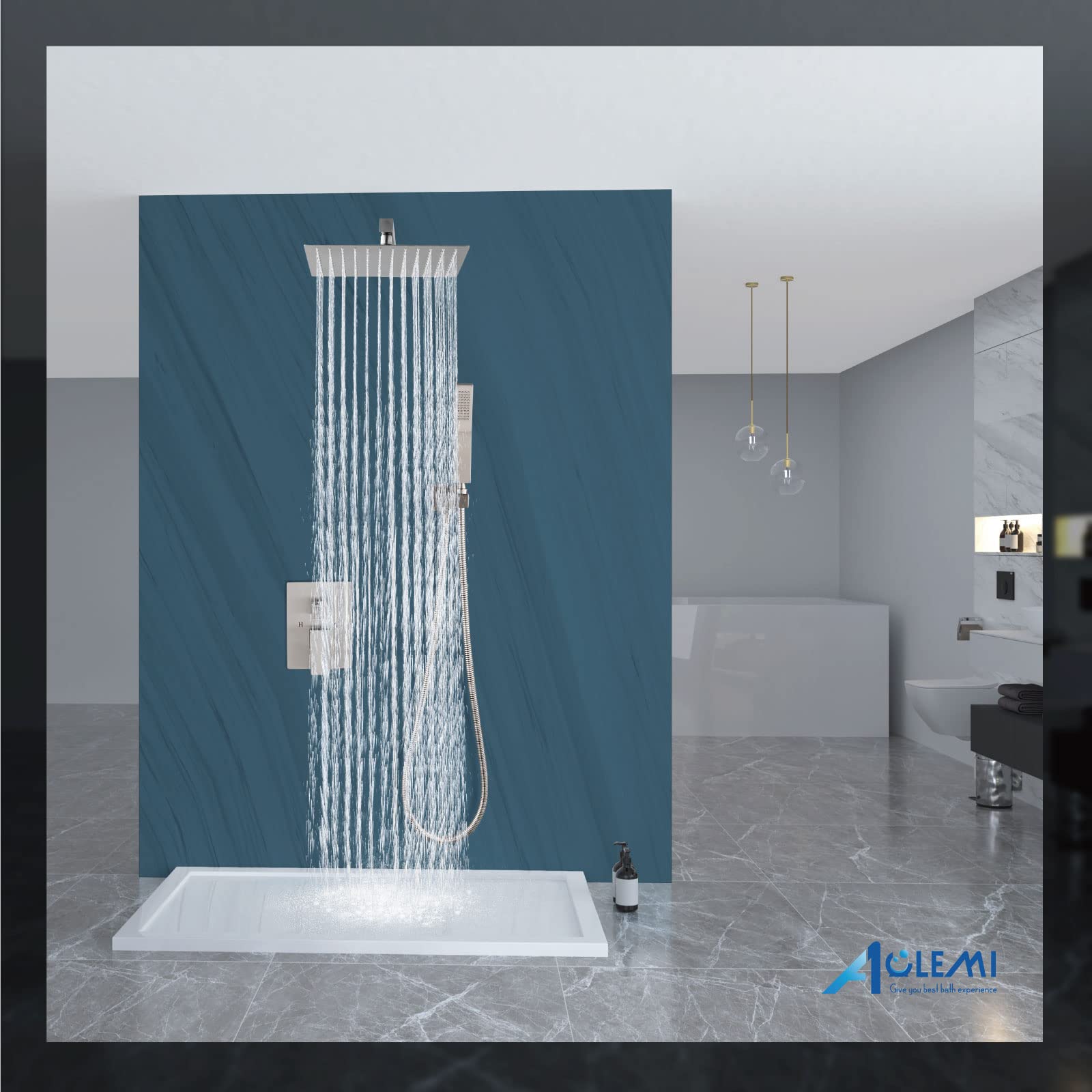 Aolemi water-efficient design reduces usage while maintaining strong flow.