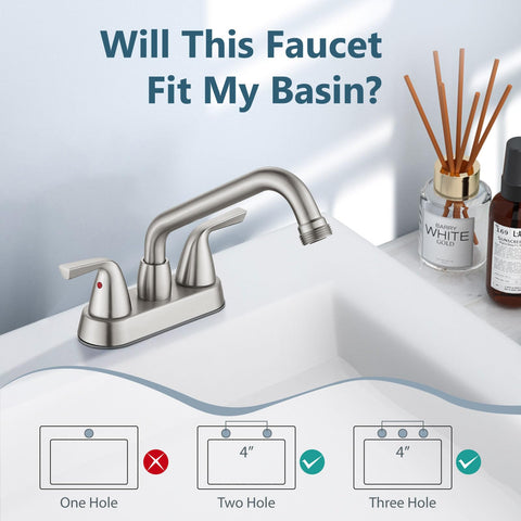 Aolemi swivel spout image showing 360° rotation for mop sink use.