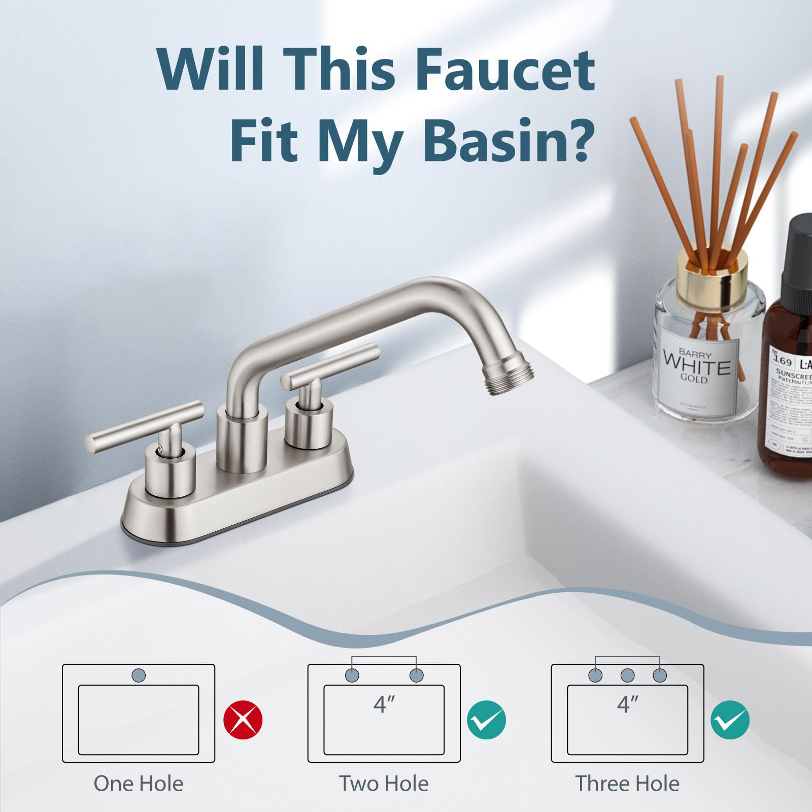 Aolemi swivel spout provides 360° reach for thorough cleaning