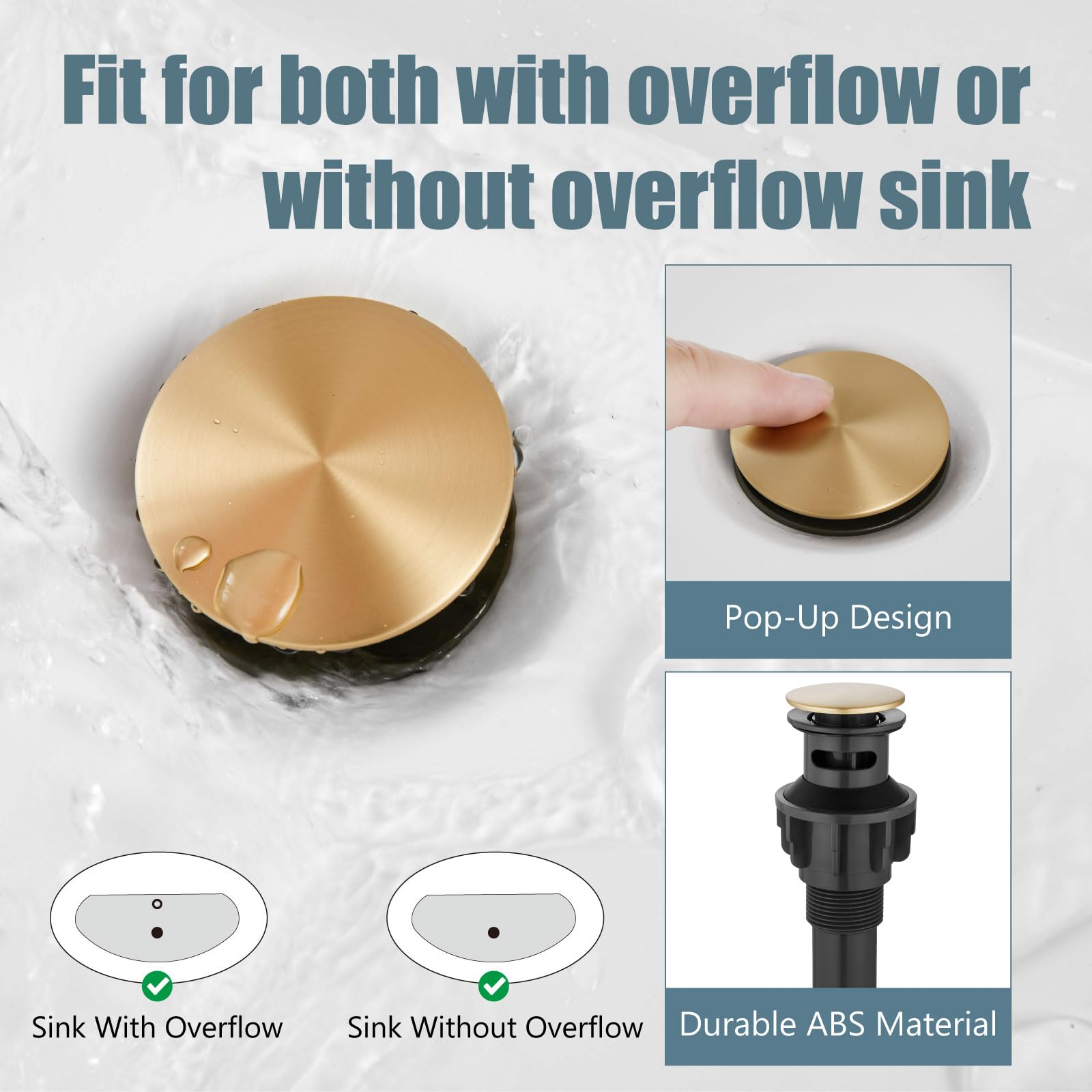 Low flow at 1.18 gpm helps conserve water while maintaining a steady stream.