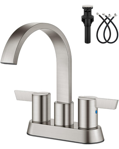 Aolemi waterfall faucet spout rotatable for flexible, wide-angle washing
