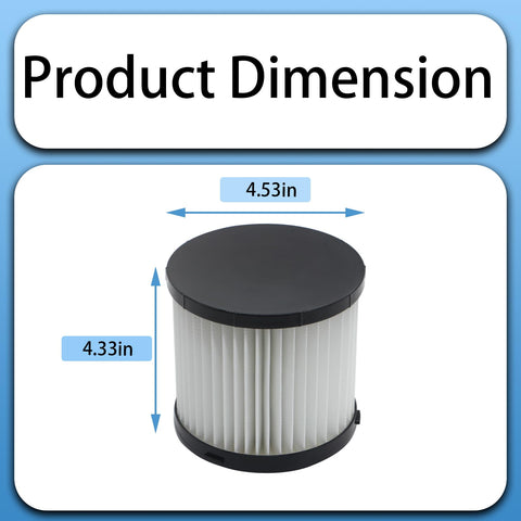 Aolleteau HEPA filter for P3240 helps sustain strong suction during cleanup.