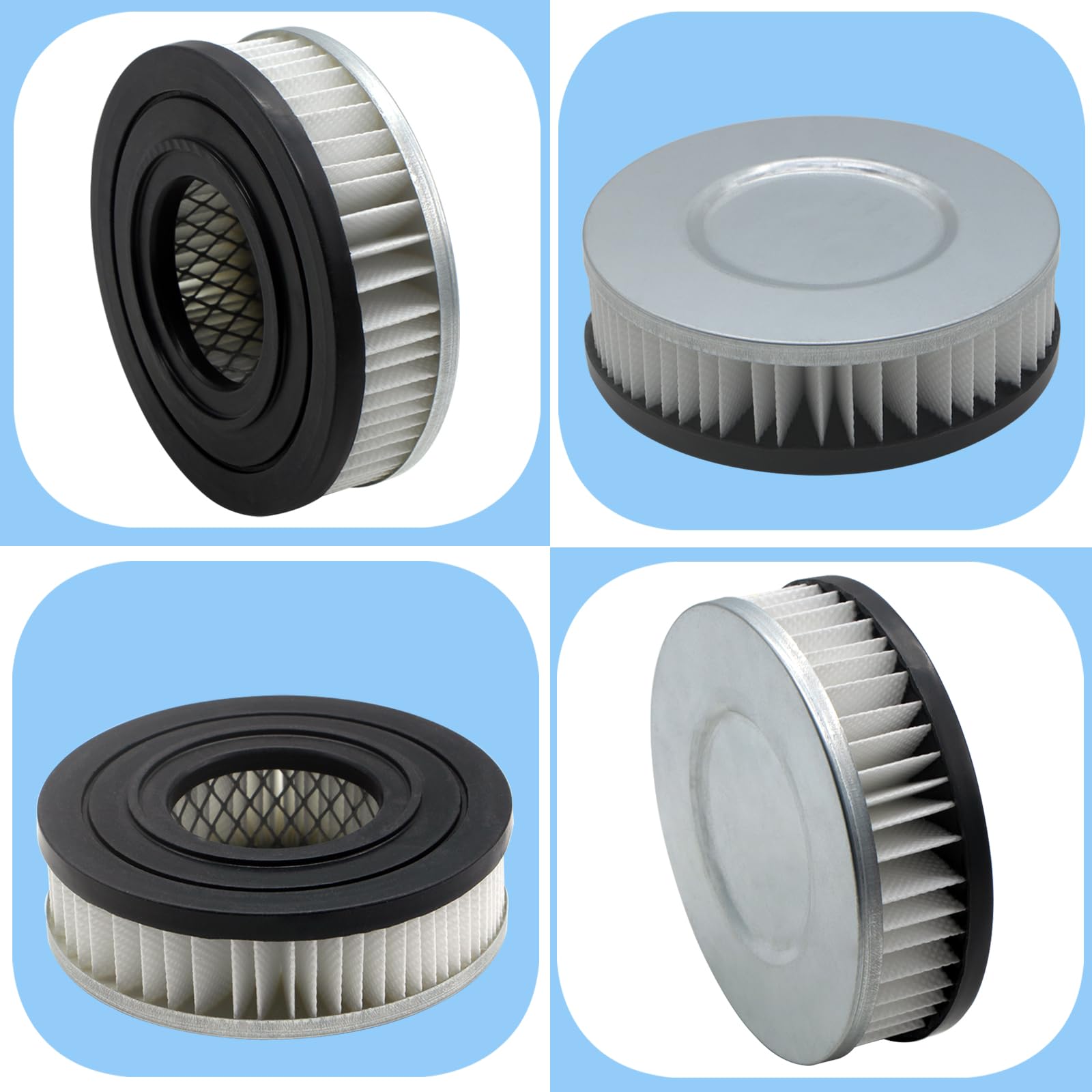 Aolleteau filter media close-up showing double-layer filtration
