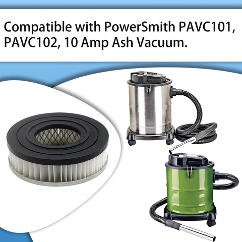 Aolleteau HEPA filter for PowerSmith PAVC101 side view highlighting filter thickness