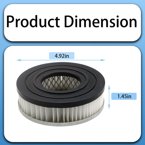 Aolleteau two-pack HEPA filters for PAVC101 ready for replacement