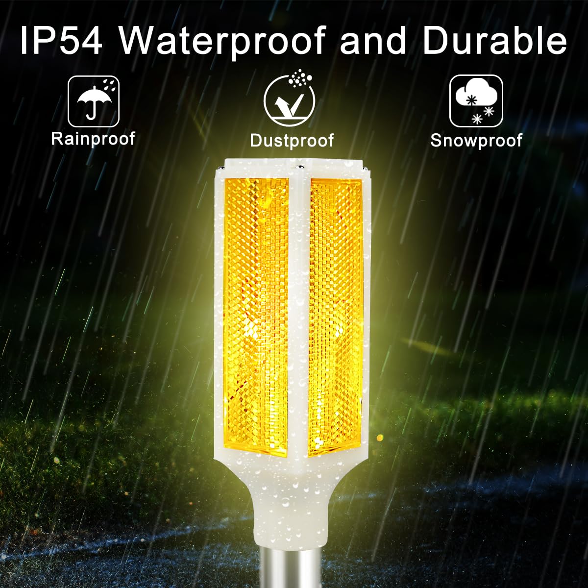Aolyty solar light offers auto on/off and two modes