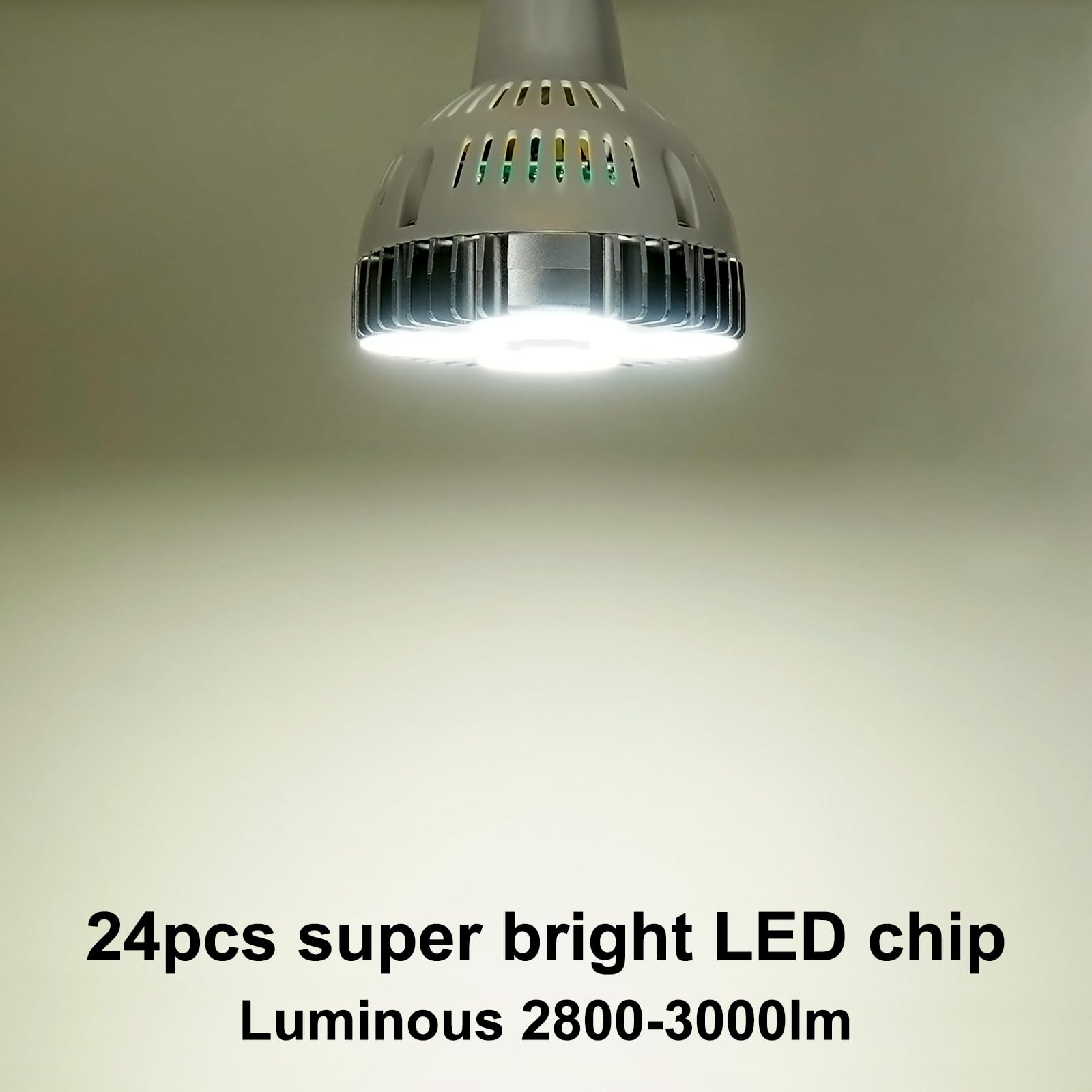 Aolyty track spotlight with built-in fan showing cooling efficiency