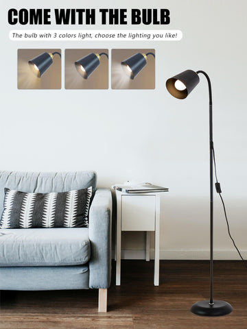 AoMck 12W LED bulb included for easy, adjustable color temperatures
