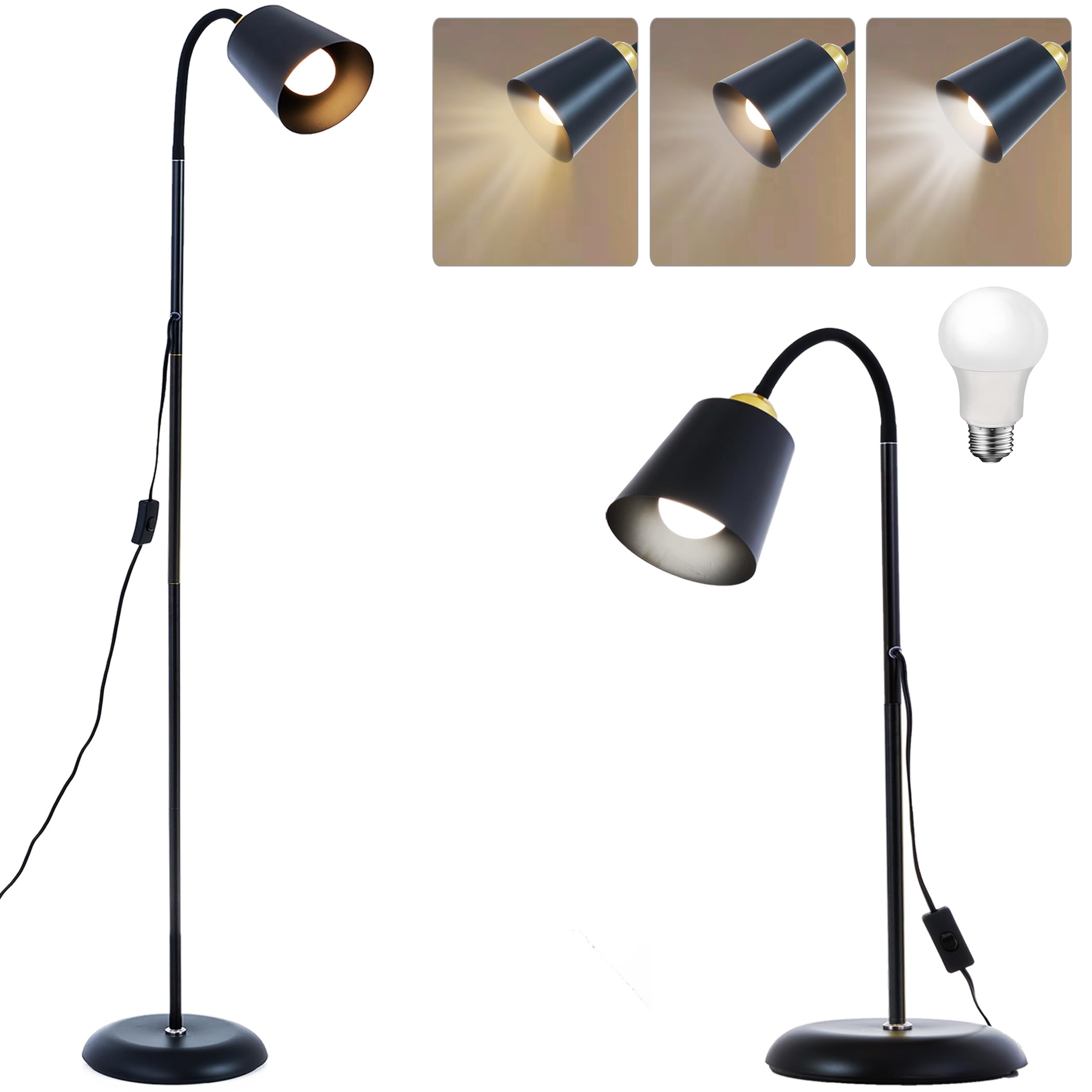 AoMck floor lamp base with heavy weight for stable placement in any room