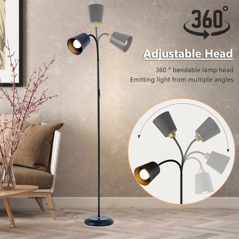 AoMck floor lamp height adjustment from 34 to 58 inches for flexible setups