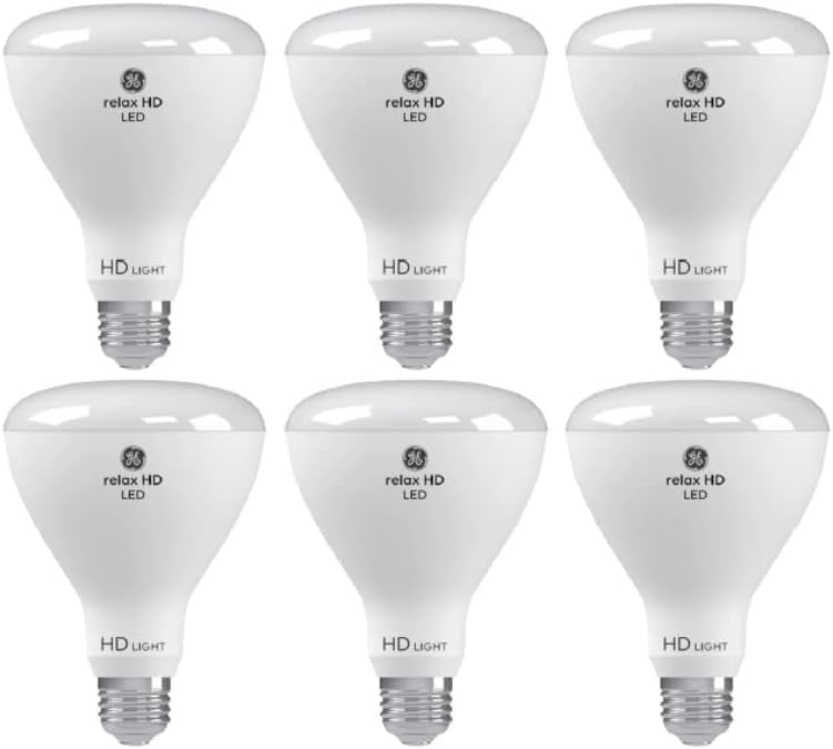 AONELAS GE Relax BR30 LED bulb with dimmer compatible design for adjustable mood.