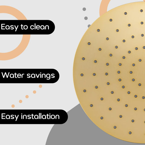 AONEON brass swivel ball joint enables flexible shower positioning