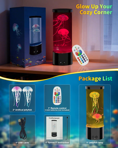 AONESY Jellyfish Lamp ideal gift for decor lovers.